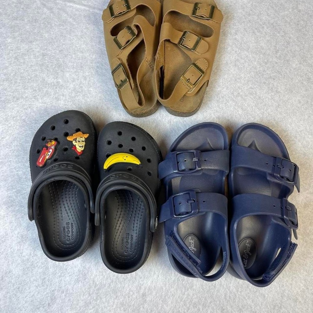 Crocs, Cat & Jack, Old navy sandals kids 9